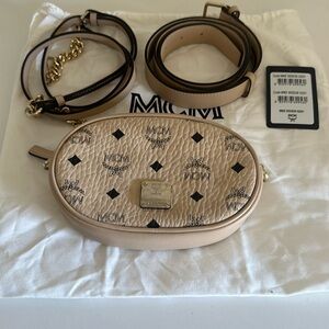 MCM Belt/cross body bag in beige